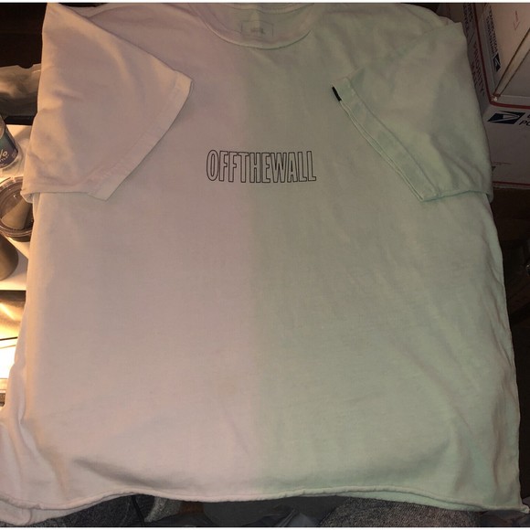 Vans off the wall womens Large Tye-Dye T-Shirt cropped - Picture 1 of 5